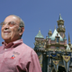 Marty Sklar in front of Sleeping Beauty’s Castle at Disneyland on July 11, 2005 (AP Photo/Jae C. Hong)